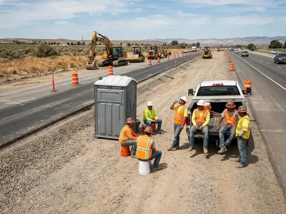 highway-road-construction-crew-007 — frequently asked questions, Porta Potty and Restroom Rentals in West Union, IA